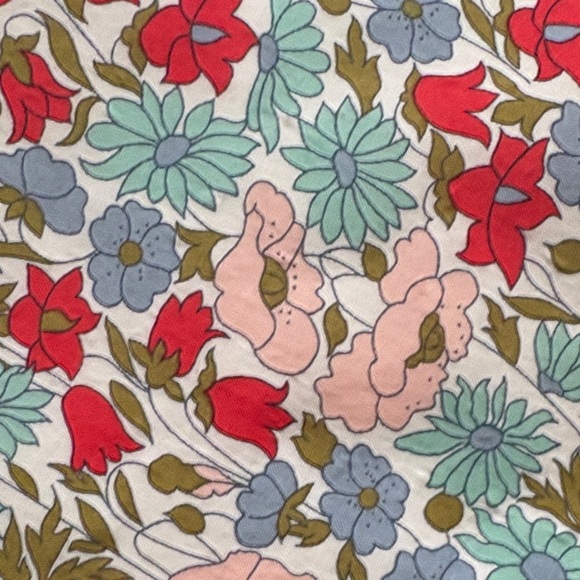 J. Crew Red and Pink Floral Sun Hat - Picture 5 of 5